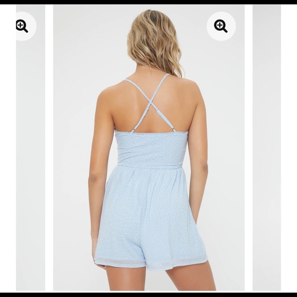 Summer romper alert! Size MED but fits SMALL!!! None left on forever 21 site. - Picture 3 of 5
